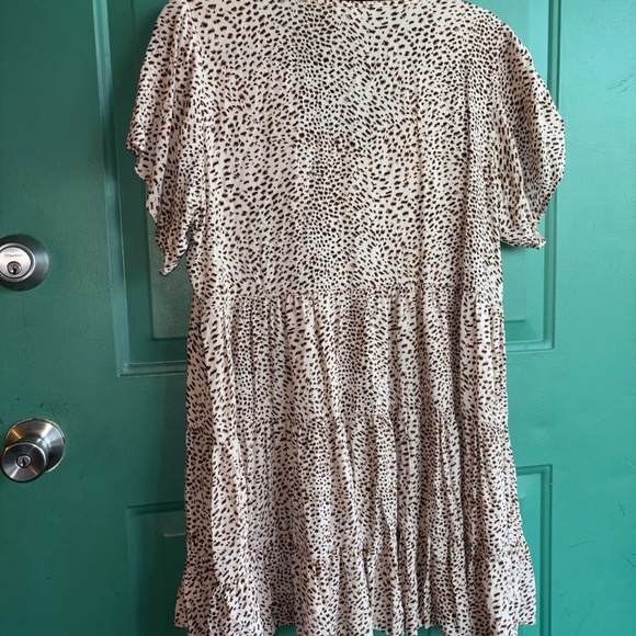 White Birch large animal print dress beautiful ! - Picture 7 of 8